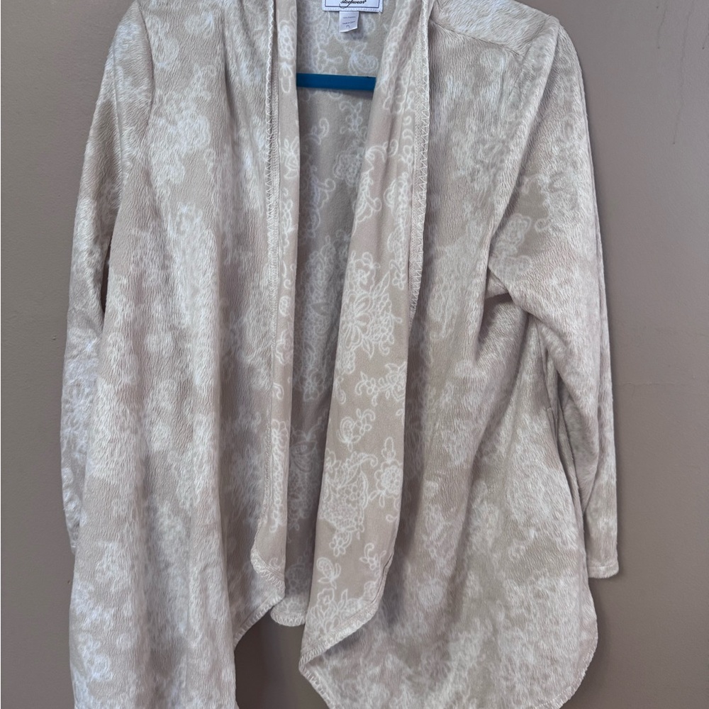 Carole Hochman Heavenly Soft Lounge Wear Set Cream Floral